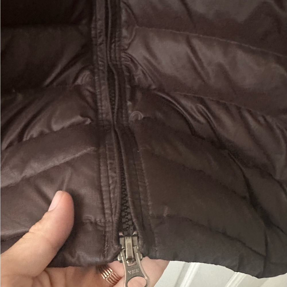 Women's Brown Quilted Jacket Patagonia - Picture 4 of 7
